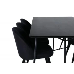 Petra e Spisebordssæt - Sort