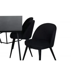 Petra e Spisebordssæt - Sort
