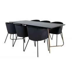 Petra e Spisebordssæt - Sort