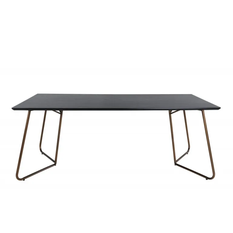 Petra Spisebord - Sort og Kobber