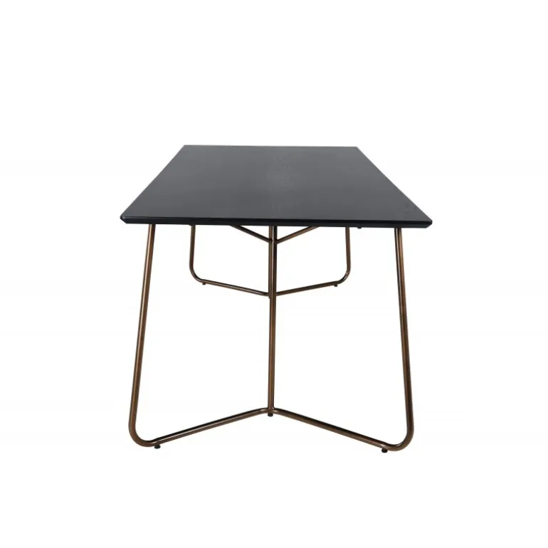 Petra Spisebord - Sort og Kobber