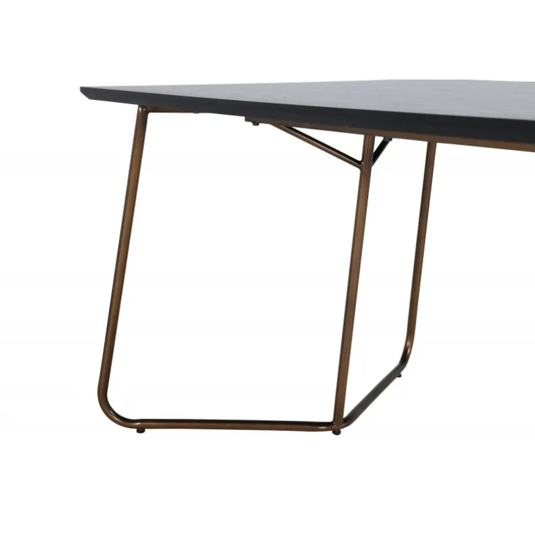 Petra Spisebord - Sort og Kobber