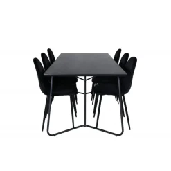 Petra Spisebordssæt - Sort