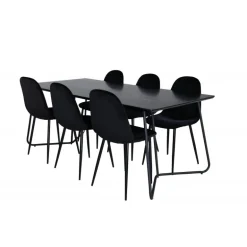 Petra Spisebordssæt - Sort