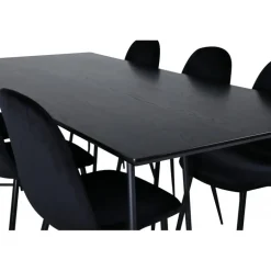 Petra Spisebordssæt - Sort
