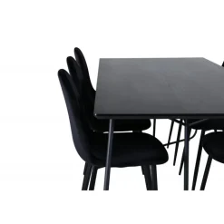 Petra Spisebordssæt - Sort