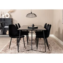 Petra Spisebordssæt - Sort