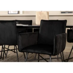 Petra Spisebordssæt - Sort