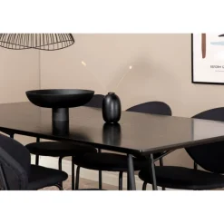 Petra Spisebordssæt - Sort