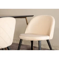 Petra Spisebordssæt - Sort