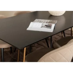 Petra t Spisebordssæt - Beige og Sort