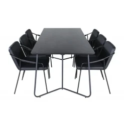 Petra t Spisebordssæt - Sort
