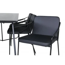 Petra t Spisebordssæt - Sort