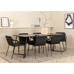 Petra t Spisebordssæt - Sort