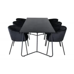 Petra t Spisebordssæt - Sort