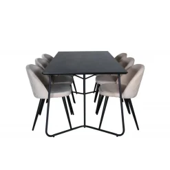 Petra t Spisebordssæt - Sort