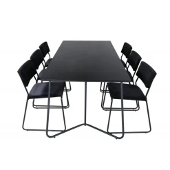 Petra t Spisebordssæt - Sort