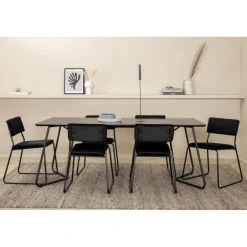 Petra t Spisebordssæt - Sort