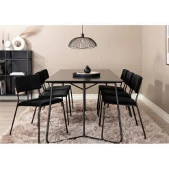 Petra t Spisebordssæt - Sort