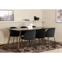 Petra t Spisebordssæt - Sort
