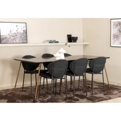 Petra t Spisebordssæt - Sort