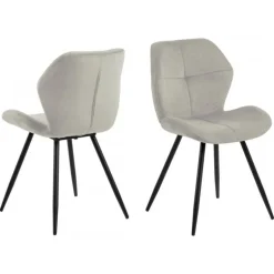 Petri spisebordsstol brun stof