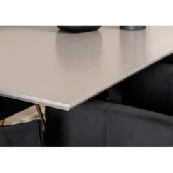 Piazza e Spisebordssæt - Sort og Kobber