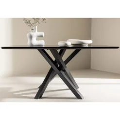 Piazza Sofabord 100x60cm - Sort