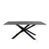 Piazza Spisebord - Sort og Mørkegrå