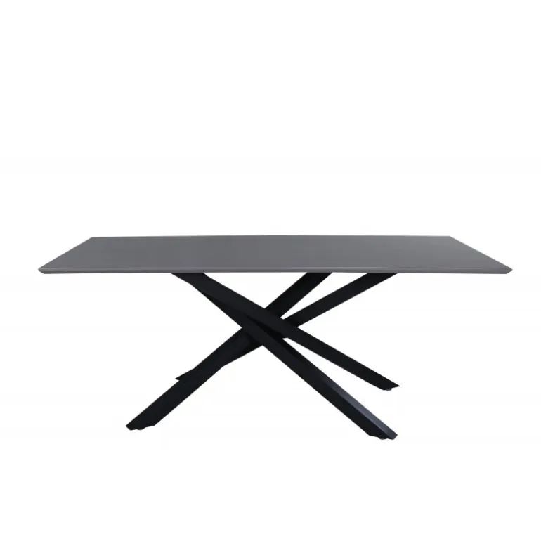 Piazza Spisebord - Sort og Mørkegrå