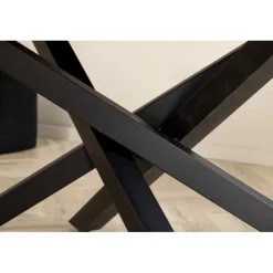 Piazza Spisebord - Sort og Mørkegrå