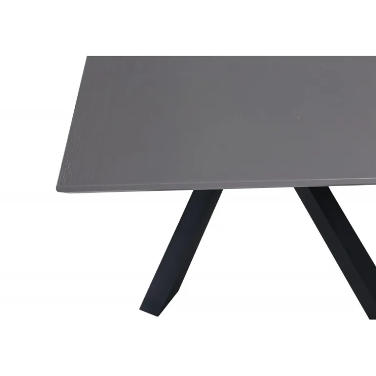 Piazza Spisebord - Sort og Mørkegrå