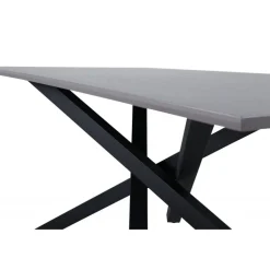 Piazza Spisebord - Sort og Mørkegrå