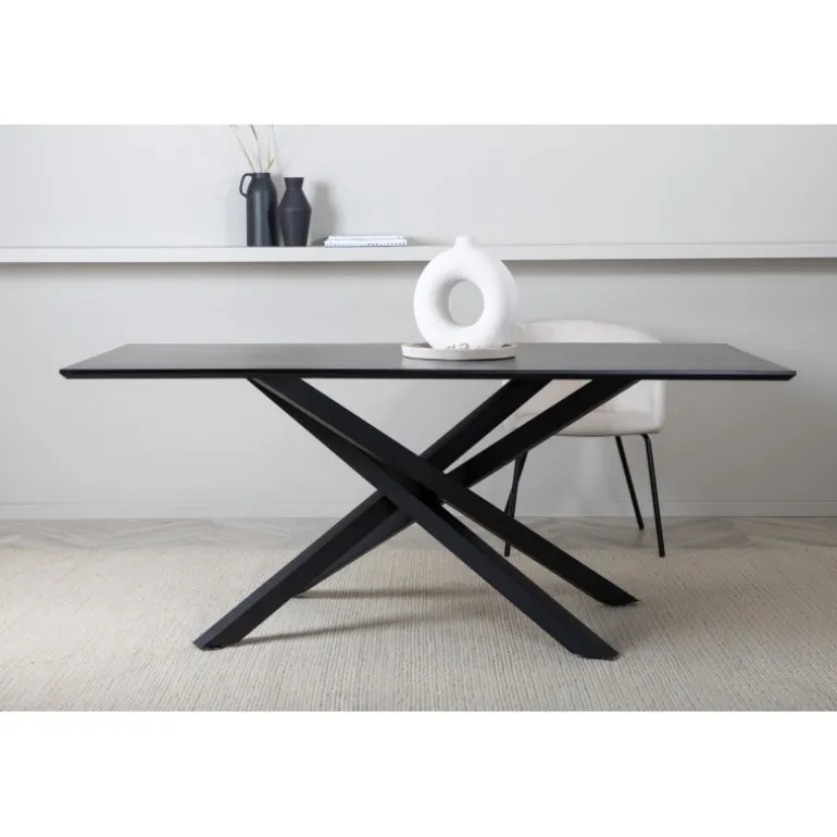 Piazza Spisebord 180cm - Sort