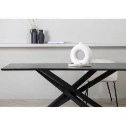 Piazza Spisebord 180cm - Sort