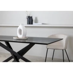 Piazza Spisebord 180cm - Sort