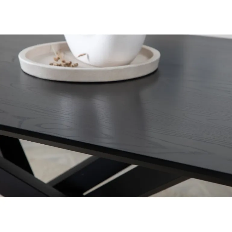 Piazza Spisebord 180cm - Sort
