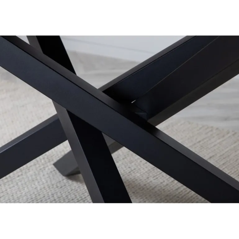 Piazza Spisebord 180cm - Sort