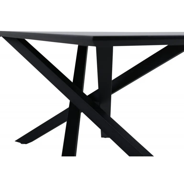 Piazza Spisebord 180cm - Sort