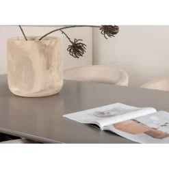 Piazza Spisebordssæt - Beige og Sort og Grå