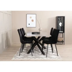 Piazza Spisebordssæt - Sort