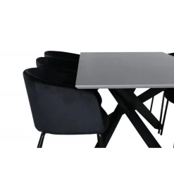 Piazza Spisebordssæt - Sort