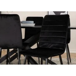 Piazza t Spisebordssæt - Sort