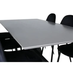 Piazza t Spisebordssæt - Sort