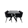 Piazza t Spisebordssæt - Sort