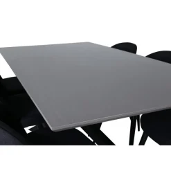 Piazza t Spisebordssæt - Sort