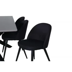 Piazza t Spisebordssæt - Sort