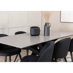 Piazza t Spisebordssæt - Sort