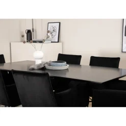 Piazza t Spisebordssæt - Sort