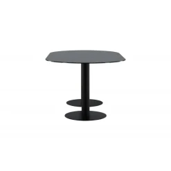 Pillan Ovalt spisebord - Sort